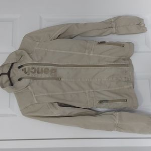 Bench zippered lightweight jacket.  Size small. Two zippered pockets.